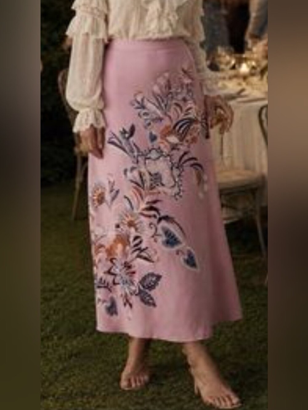 Farm Rio Floral Print Skirt